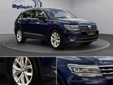 Volkswagen Tiguan 2.0 StandHz.I AHKI LEDI CarPlayI Garantie - mit Benzin-Antrieb: Blau, Geländewagen