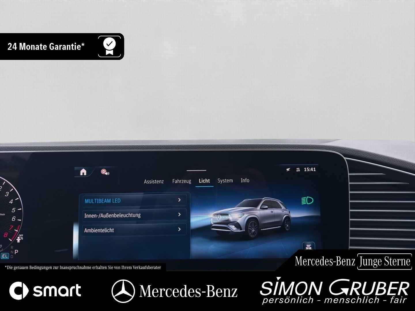 Fahrzeugabbildung Mercedes-Benz GLE 400 e AMG Night Pano Airmatic Burm MBeam 360