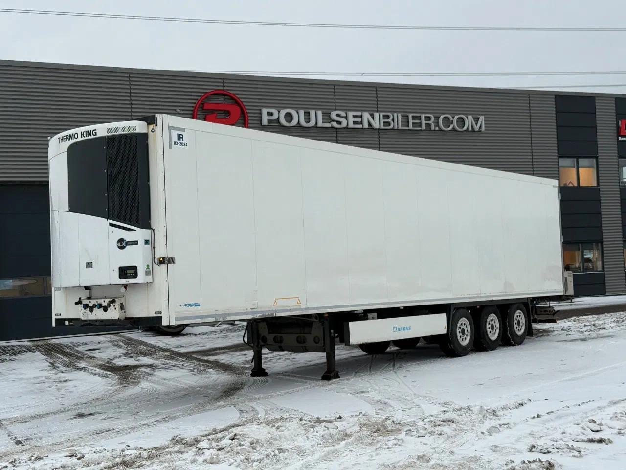 Krone 3-axle frigo trailer with 2-temp and double-stoc