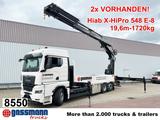 MAN TGX 26.510 6x2-4 LL, Hiab X-HiPro 548 E-8 Kran , - Tier-/Pferdetransport