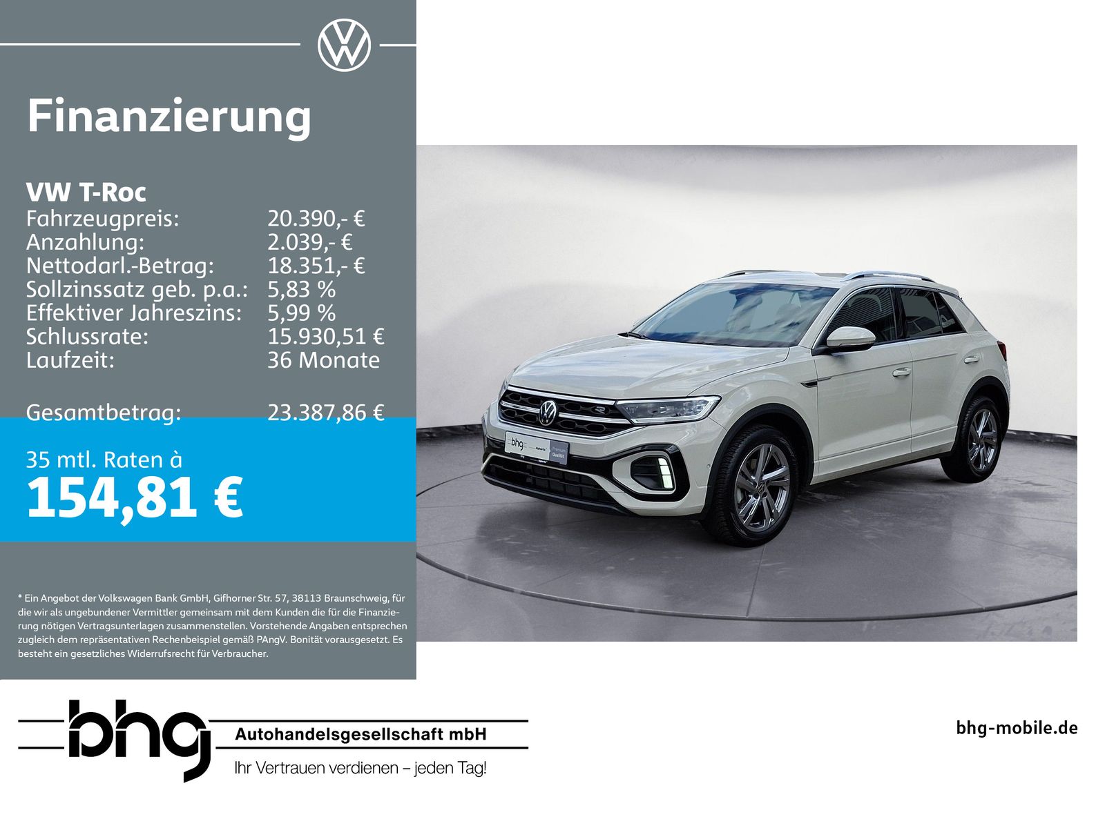 Volkswagen T-Roc 1.0 TSI R-Line