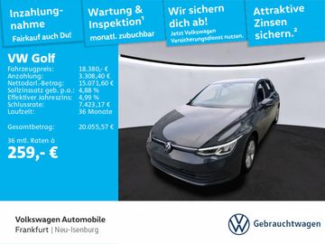 Volkswagen Leasingangebot: Volkswagen Golf VIII 2.0 TDI Life Navi LED NAVI APP