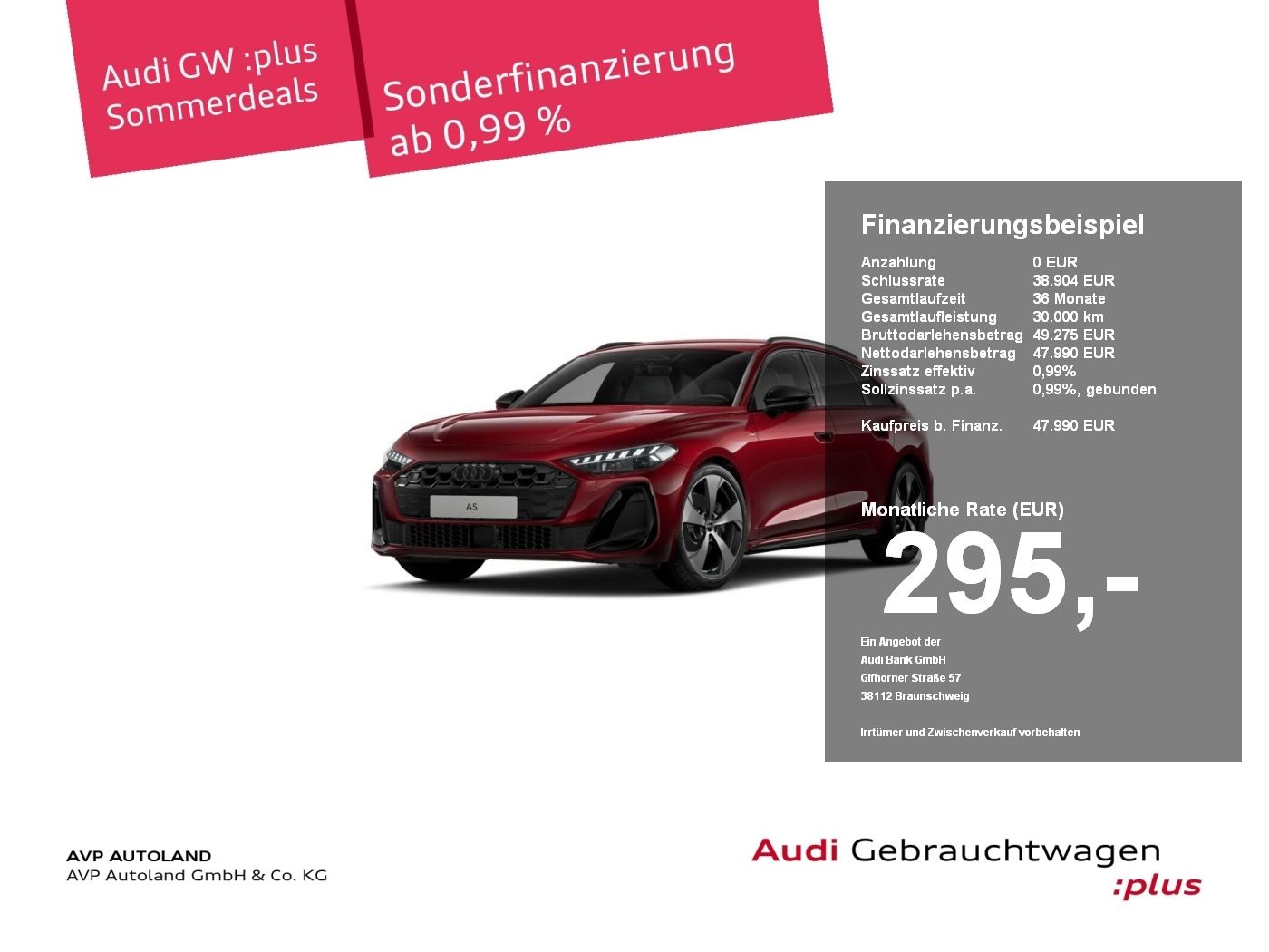 Audi A5 Avant TDI S tronic S line LED-Scheinwerfer+