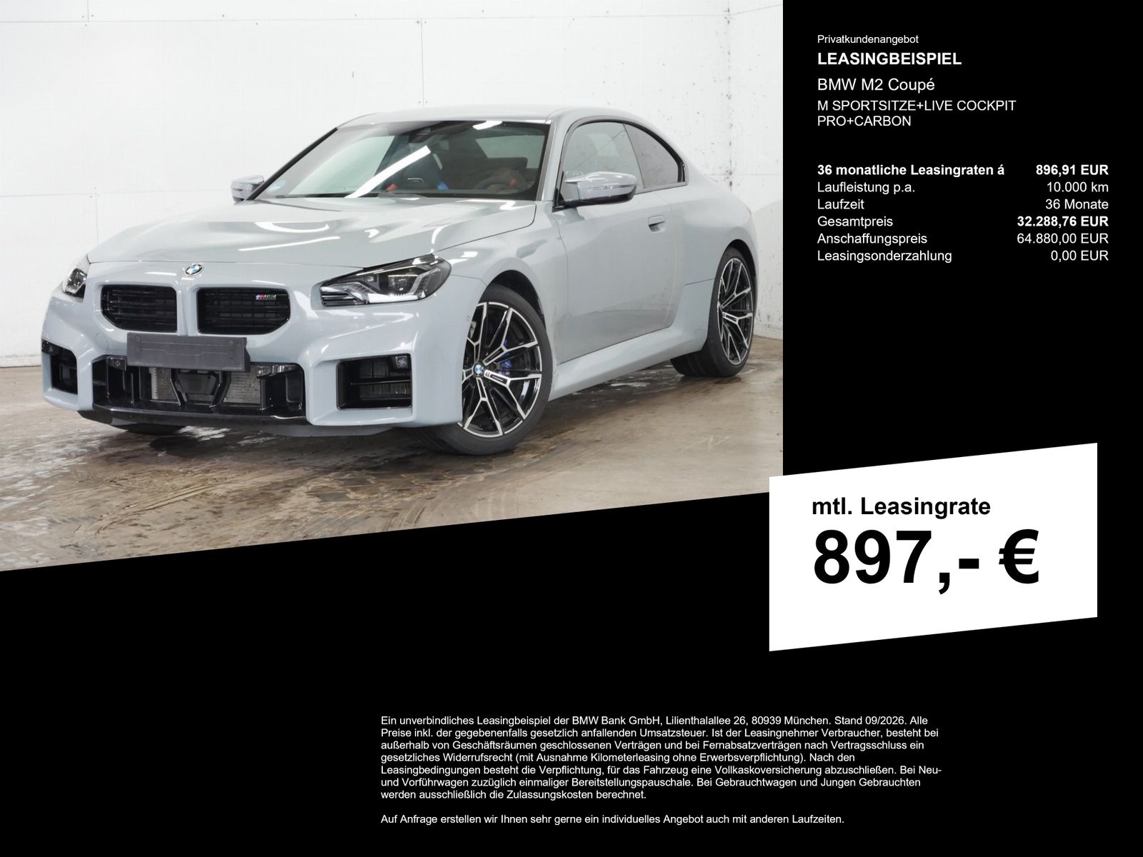 BMW M2 Coupé M SPORTSITZE LIVE COCKPIT PRO CARBON foto 3
