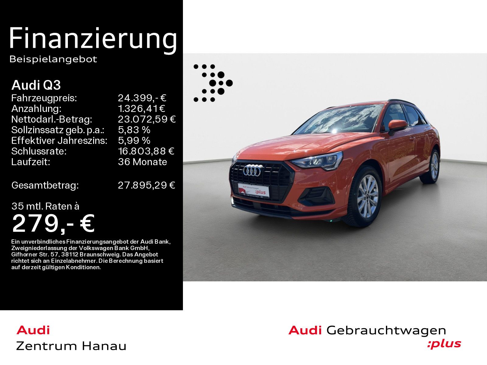 Audi Q3 35 TFSI S tronic ADVANCED *NAVI*LED*VIRTUAL*