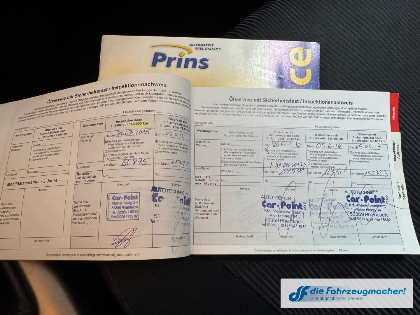 Fahrzeugabbildung Subaru Forester Comfort Xenon Alu Klima el.SP *EXPORT