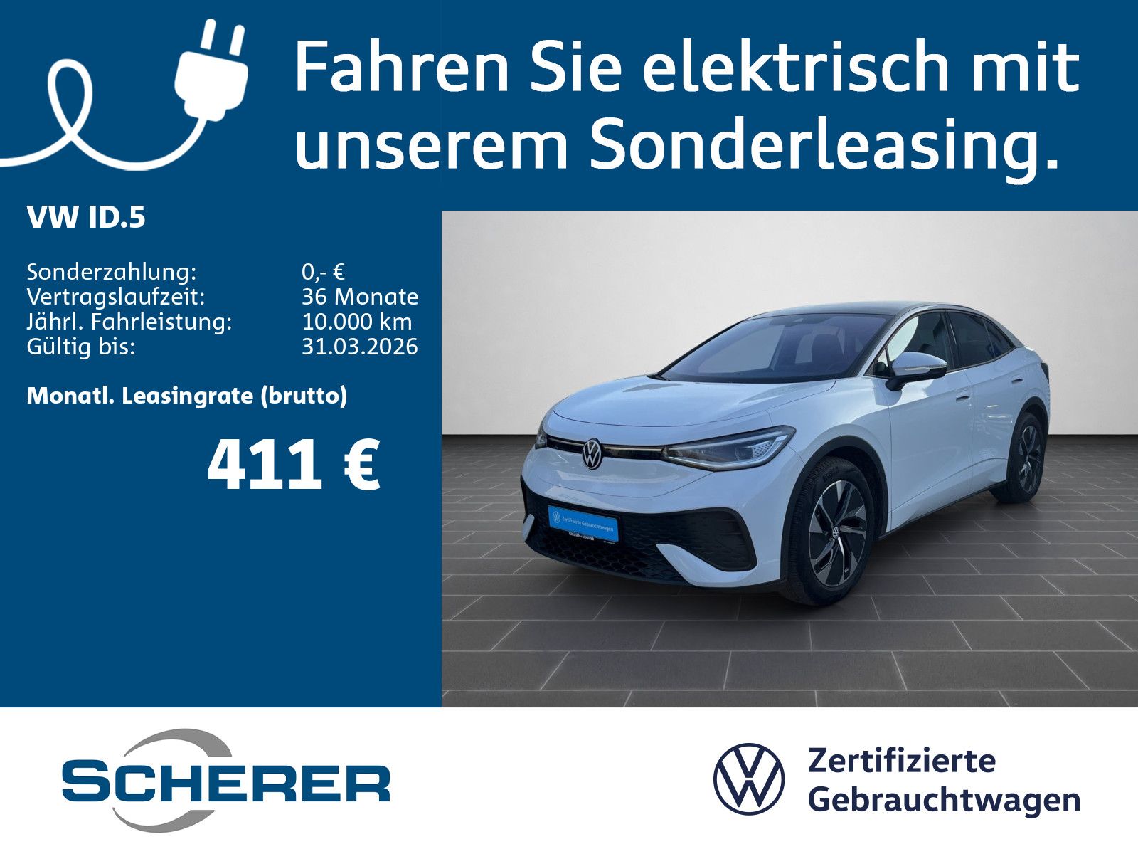 Volkswagen ID.5 Pure 125 kW ACC NAVI DAB