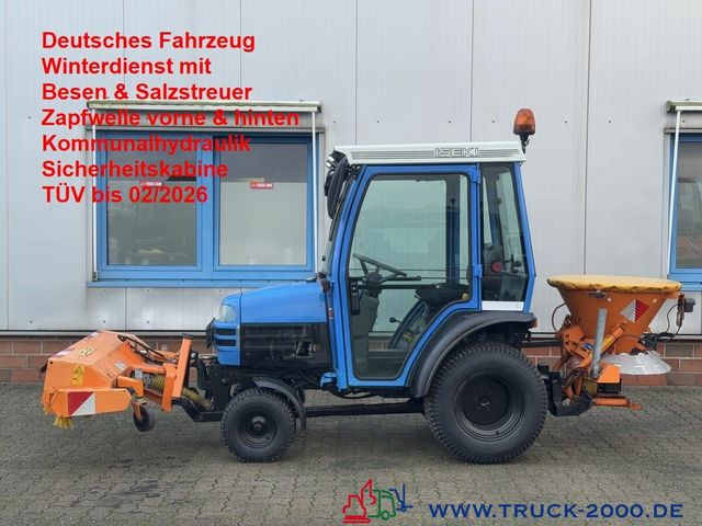 Altele 2120 Winterdienst Besen + Streuer 2 Zapfwellen