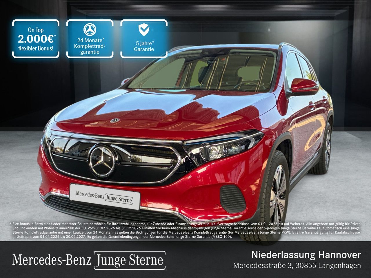 Mercedes-Benz EQA 250 Prog Adva Dist LED Kam Memo Navi EasyP