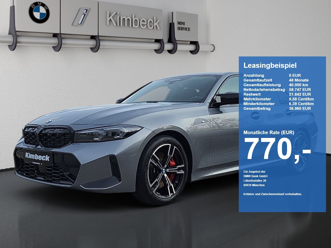 BMW M340d xDrive Limousine M SPORT ACC HeadU 360 HiF