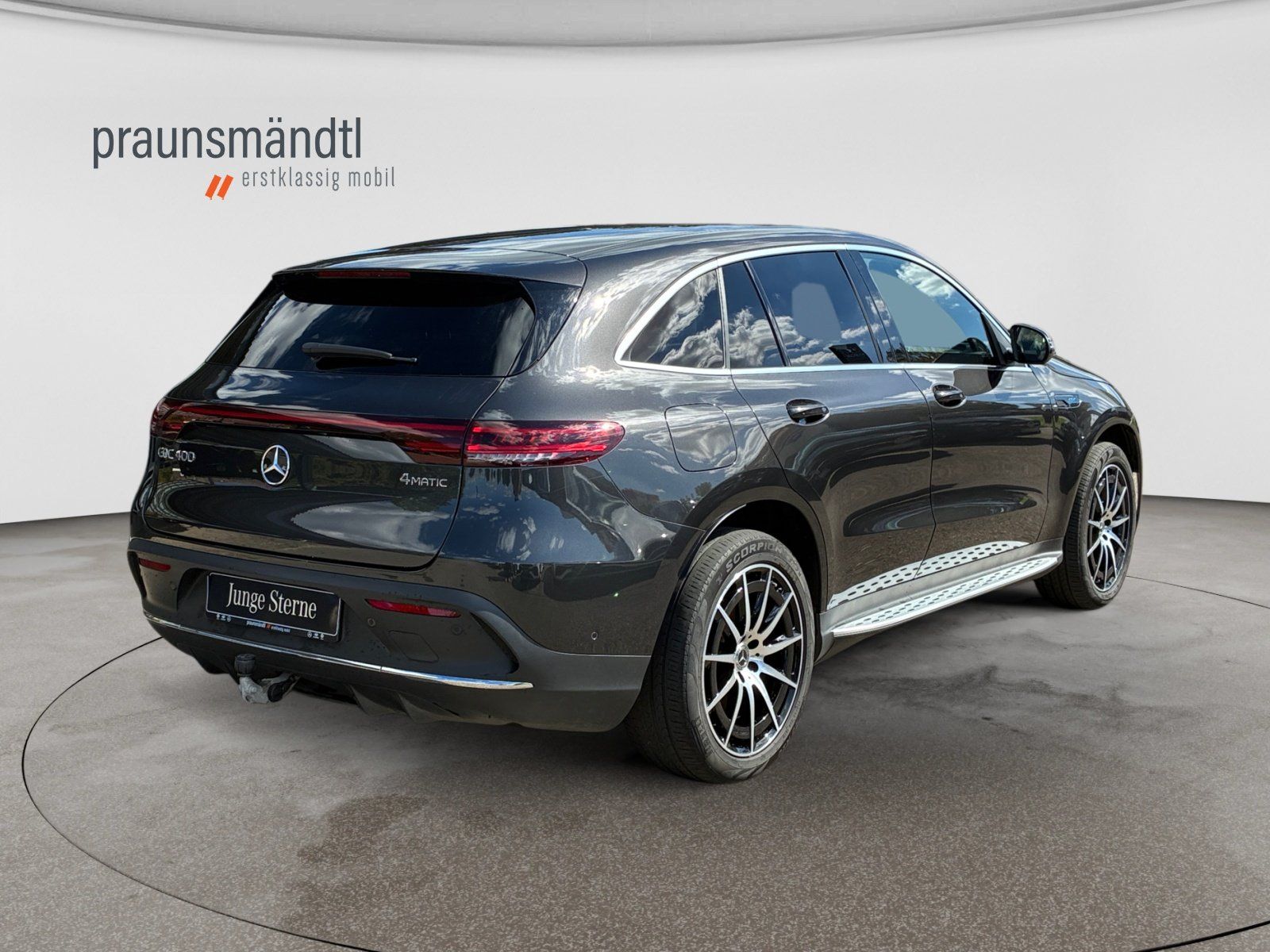Mercedes-Benz EQC 400 4M. AMG+AHK+Kam.+Multib.+Sound+HUD+20" imagem 3