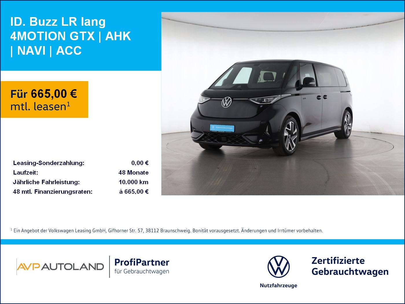 Volkswagen ID. Buzz LR lang 4MOTION GTX | AHK | NAVI | ACC