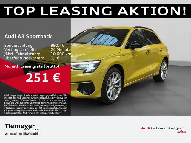 Audi A3 Sportback 40 TFSIe S LINE LM18 AHK KAMERA ACC