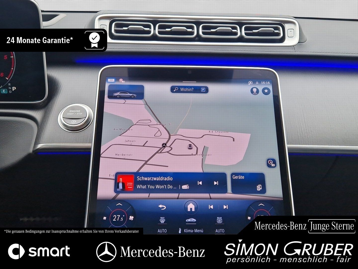 Fahrzeugabbildung Mercedes-Benz S 350 d 4MATIC AMG Pano HUD Burm Sitzklima
