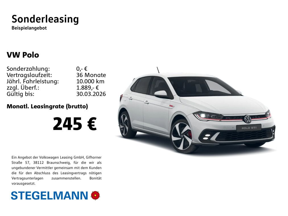 Polo 2,0 l TSI OPF 7-Gang DSG GTI