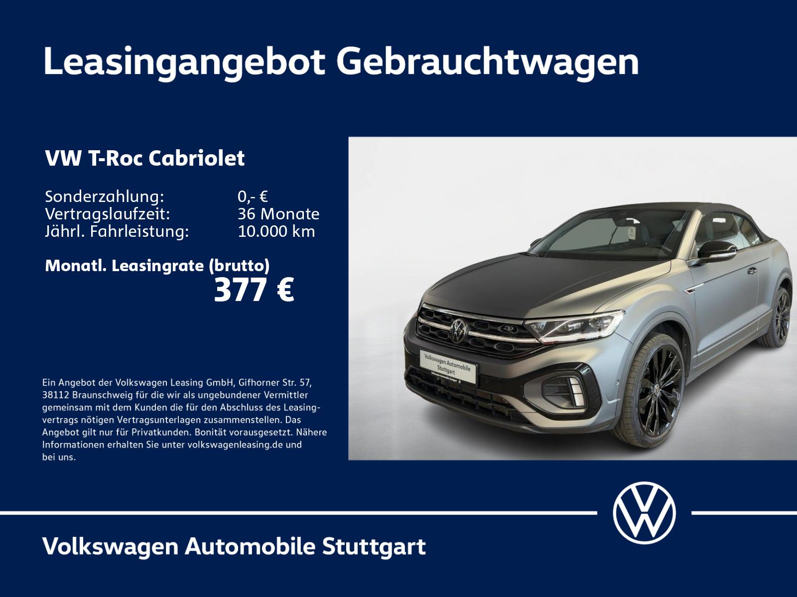 Volkswagen T-Roc Cabriolet Edition Grey 1.5 TSI DSG Kamera 