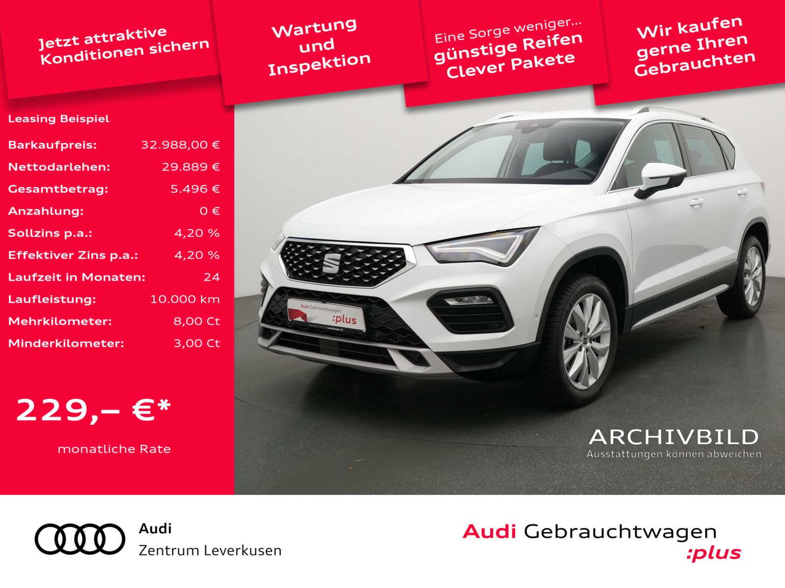 Seat Ateca Xperience DSG NAVI VIRT AHK ACC CARPLAY