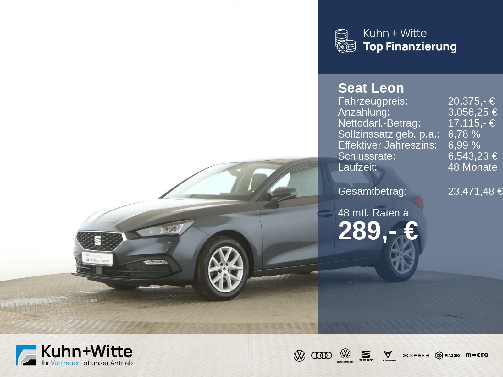 Seat Leon 2.0 TDI Style Pano+LED+PDC+Navi+SitzH+Radio