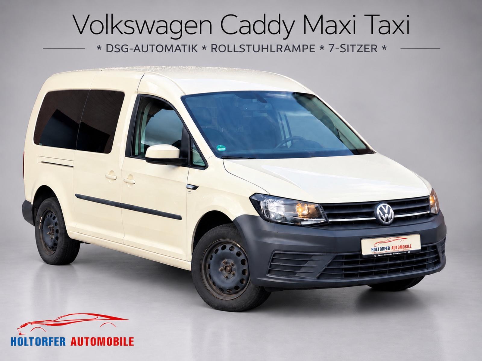 Volkswagen Caddy Maxi Taxi *DSG*ROLLSTUHLRAMPE*7-SITZER*