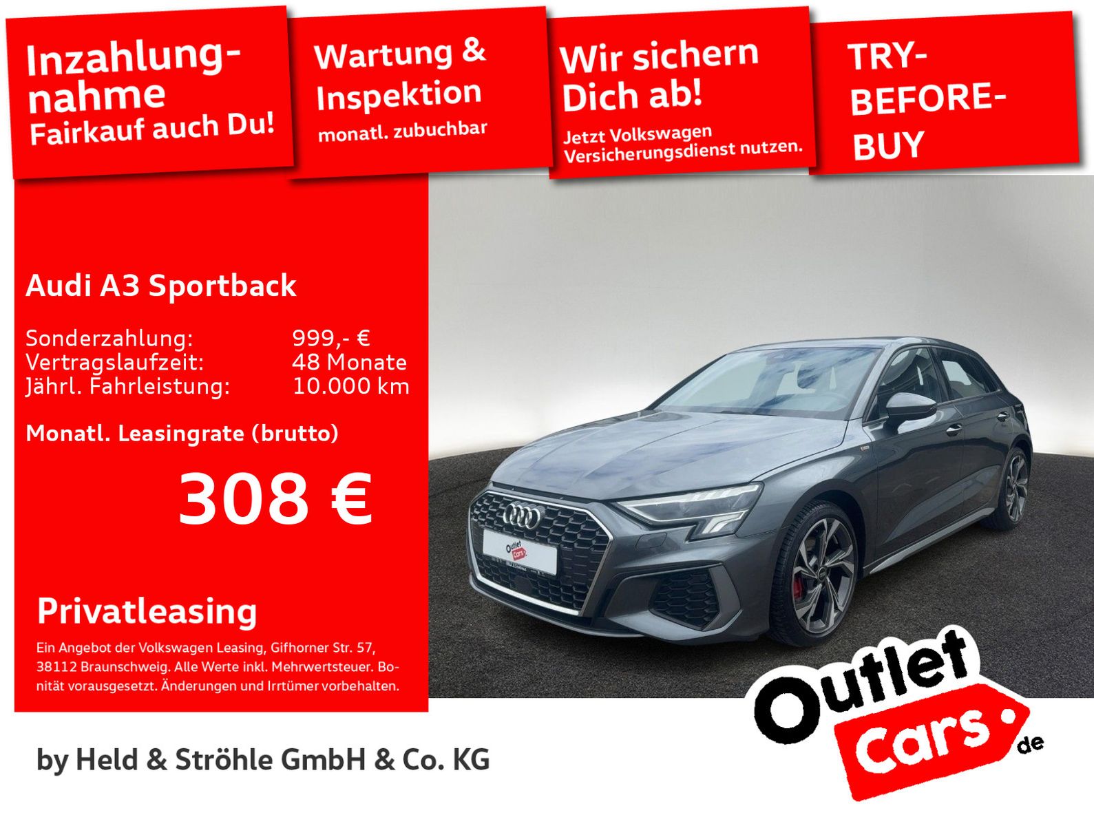 Audi A3 Sportback S-Line 35 TDI AHK KAM LED NAVI+