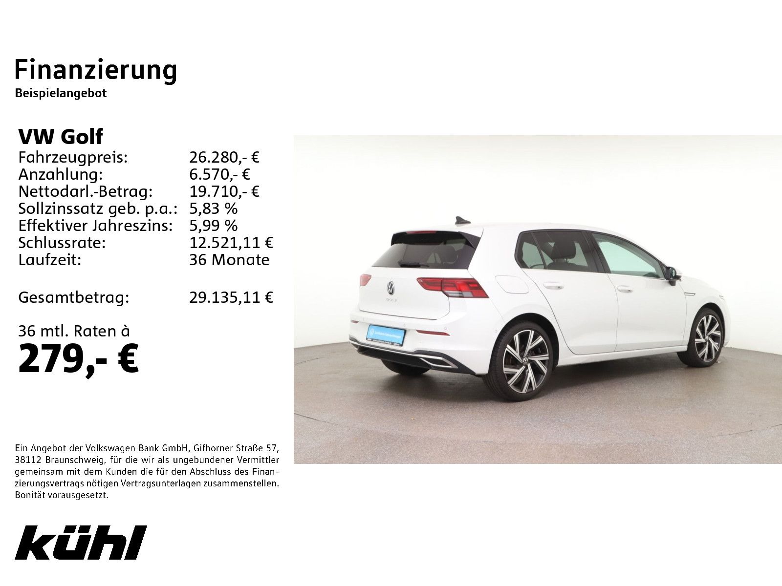 Volkswagen Golf 8 VIII 2.0 TSI DSG Style LED ACC HuD Stand foto 2