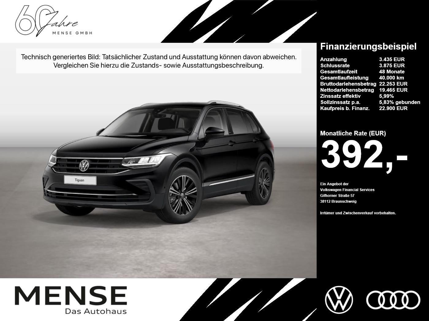 Volkswagen Tiguan 2.0 TDI DSG Life Active Navi AHK RearView