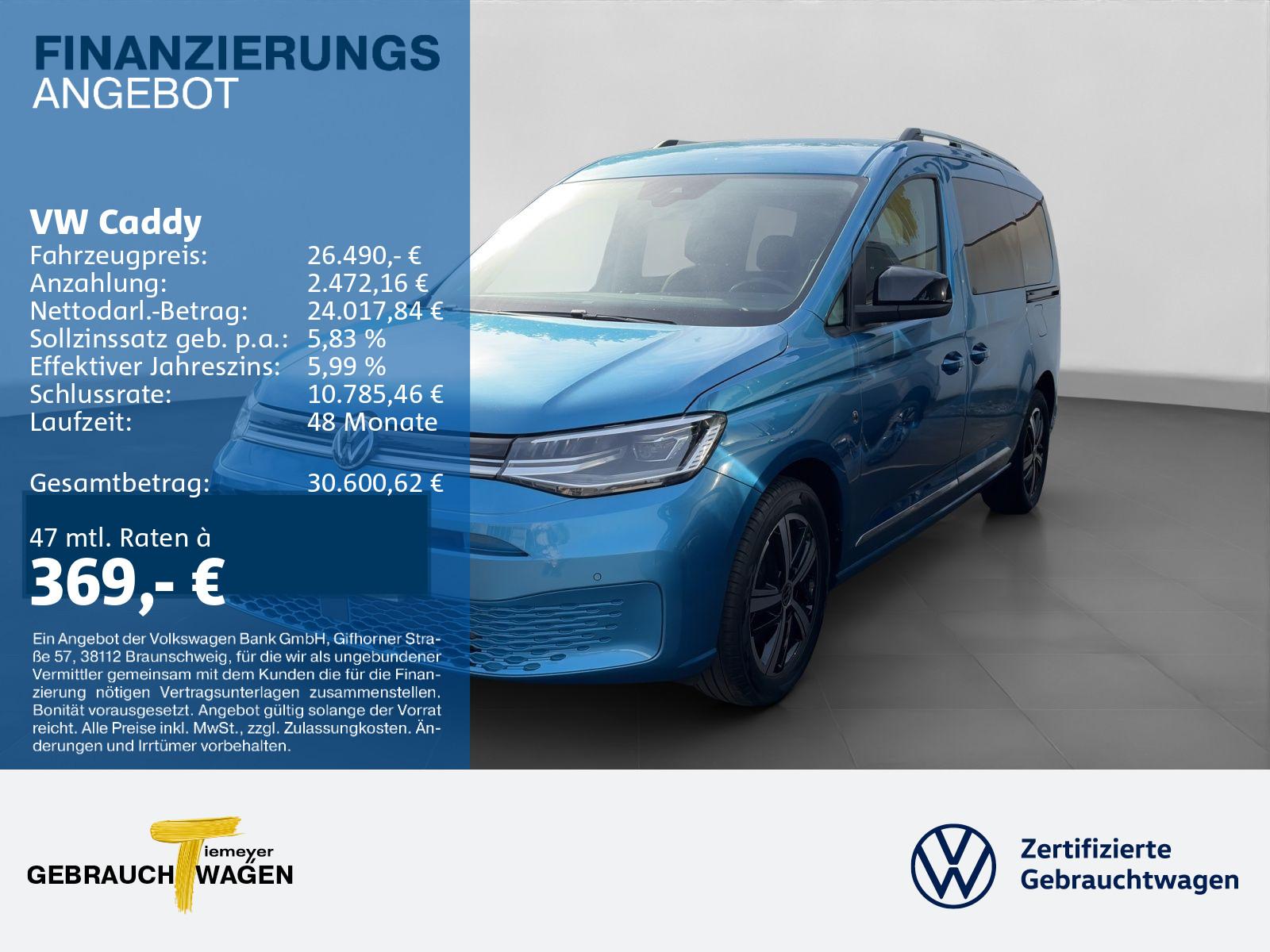 Volkswagen Caddy 2.0 TDI STYLE MAXI AHK PDC KAMERA