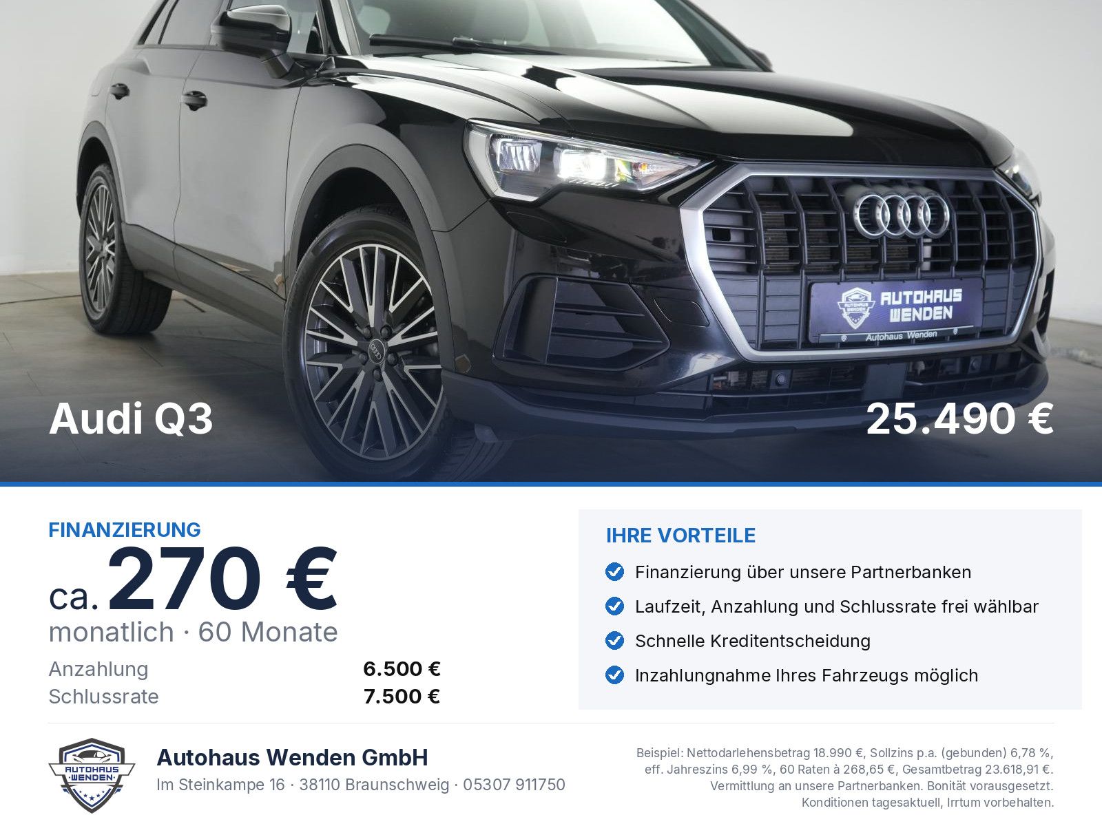 Audi Q3 45 TFSIe S tronic CarPlay/Temp/Virtual/Lane/