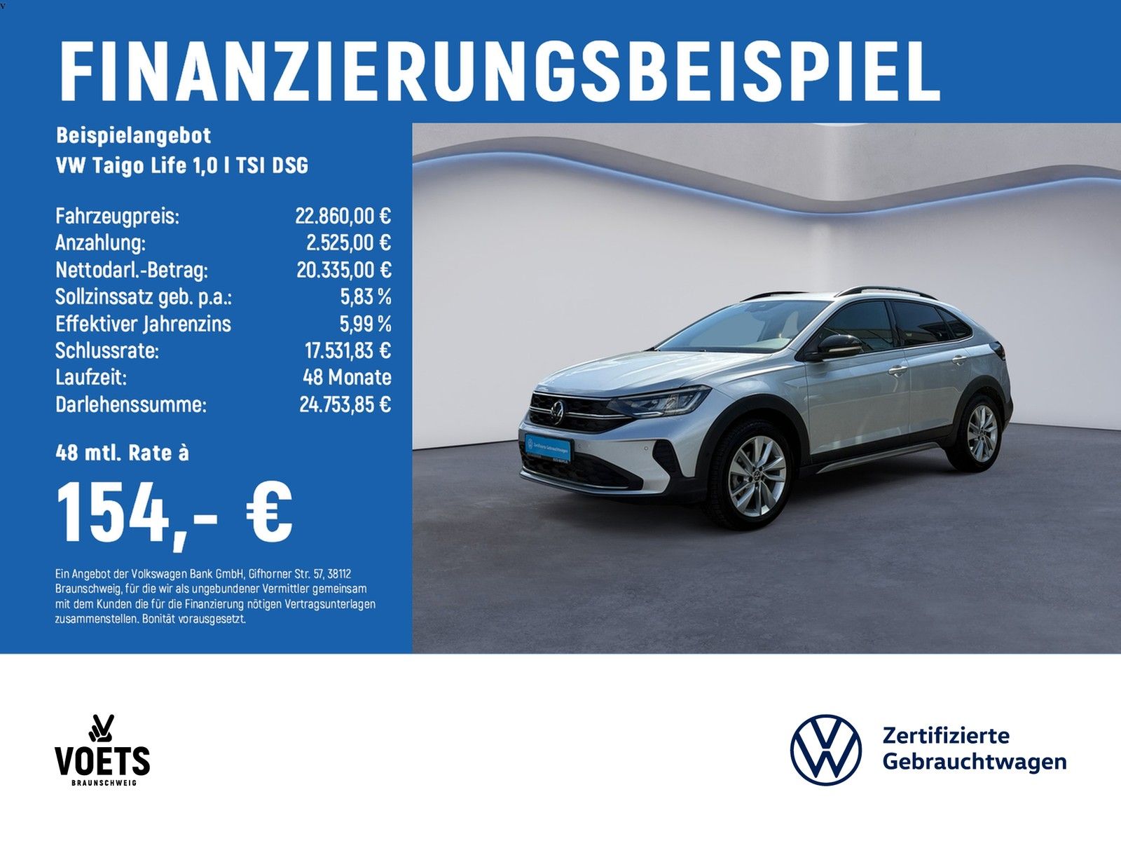 Volkswagen Taigo Life 1,0 l TSI DSG TravelAssist+KEYLESS+LE