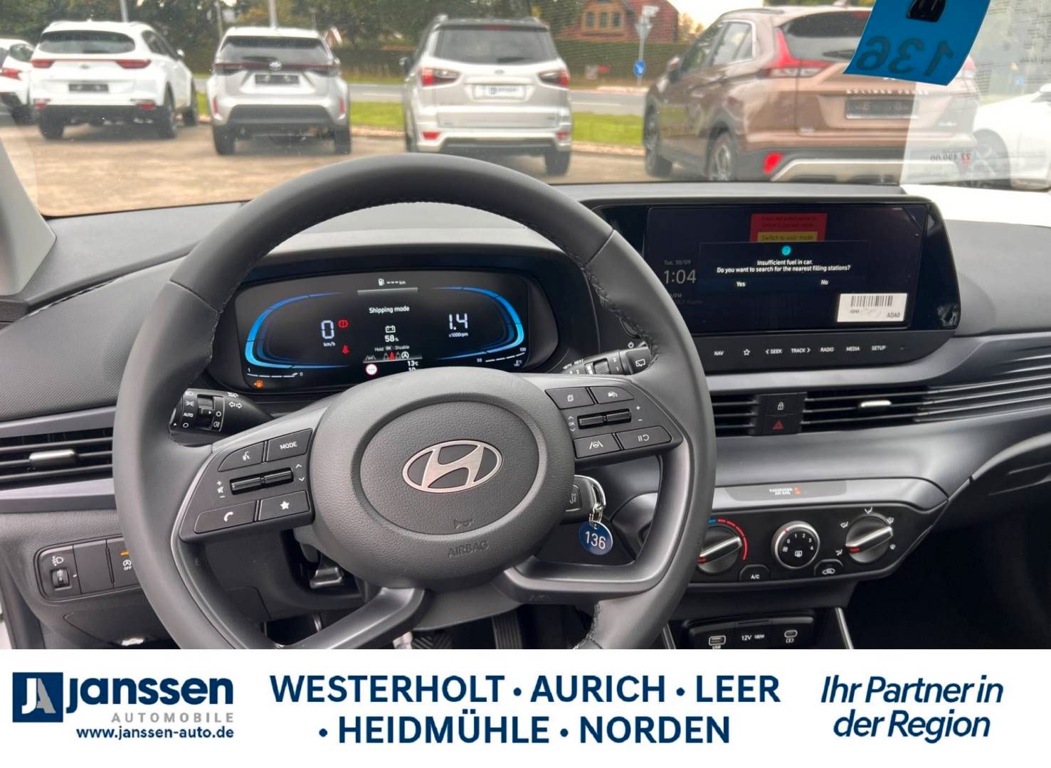 Fahrzeugabbildung Hyundai BAYON Select, PDC hin,Klima,Navi,Rückfahrkamera