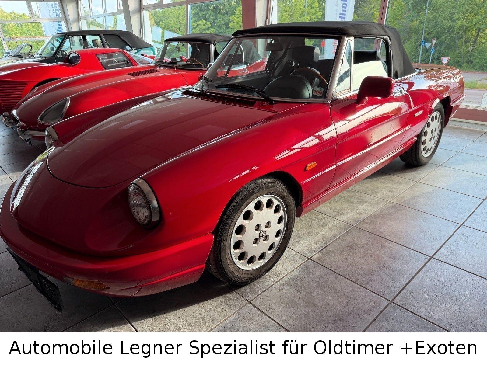 Alfa Romeo Spider deutsche Auslieferung