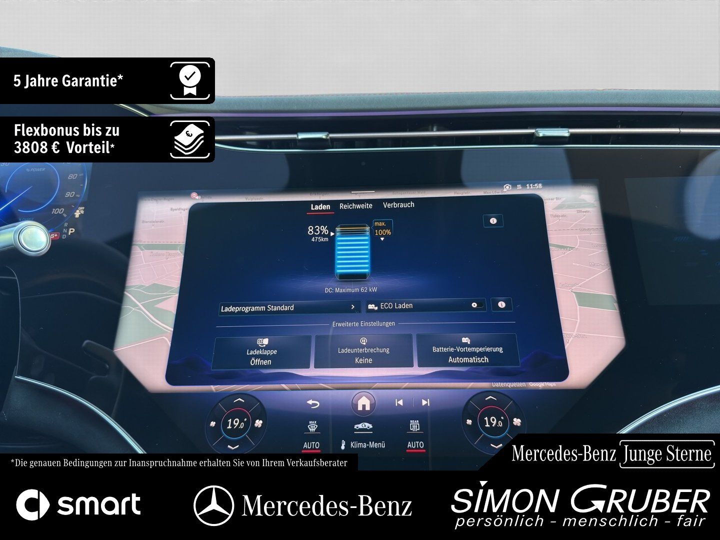 Fahrzeugabbildung Mercedes-Benz EQS 53 4M+ AMG Pano Carbon Sitzkl Massage 118Kw