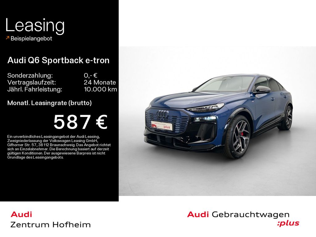 Audi Q6 Sportback e-tron qu 2x S line*Air*LED+*Virtua