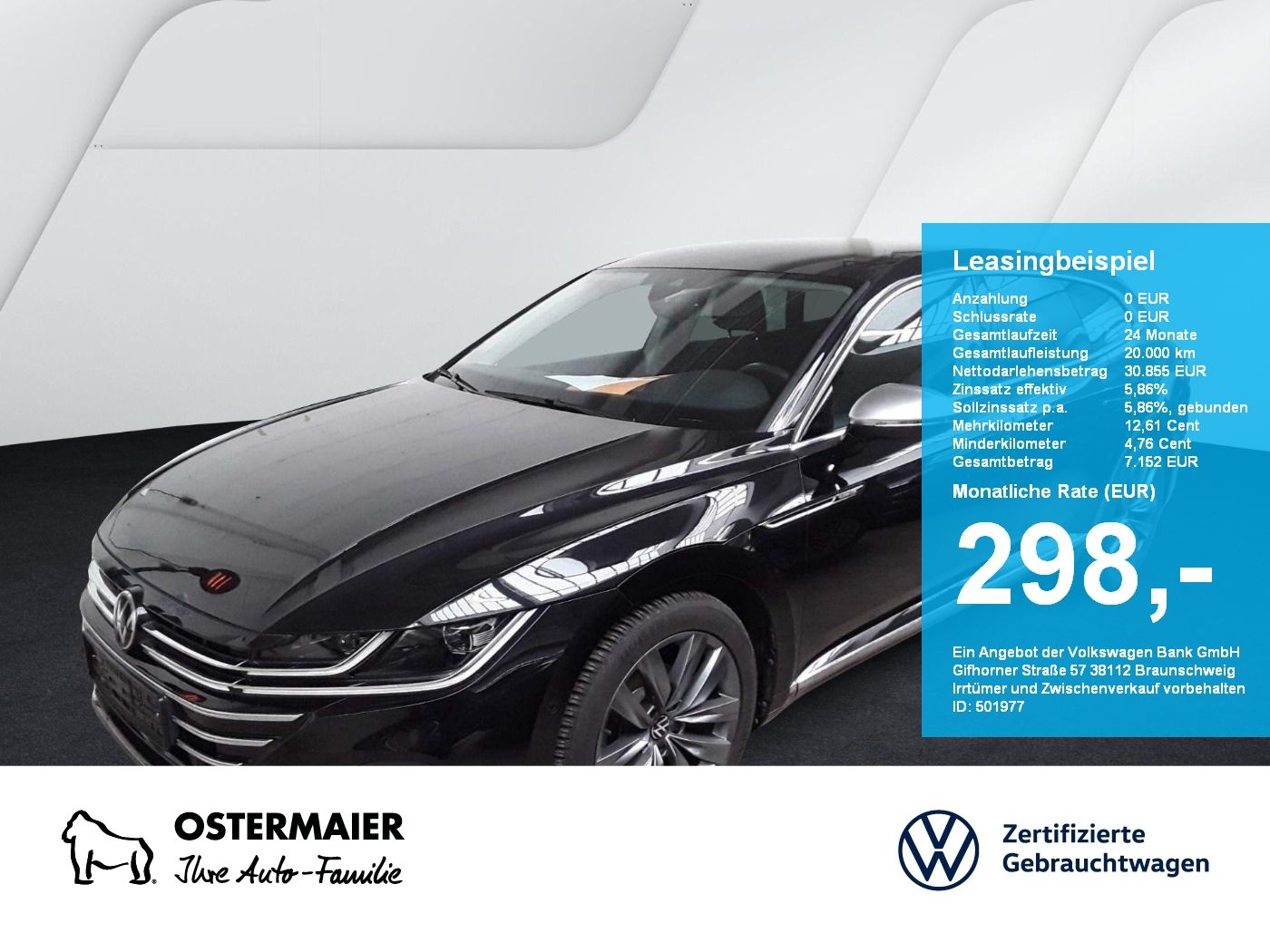 Volkswagen Arteon Shootingbrake ELEGANCE 2.0TSI 190PS IQ.LI