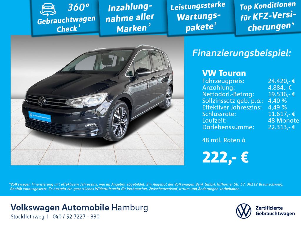 Volkswagen Touran 1.5 TSI Highline AHK Navi ACC LED Sitzhzg