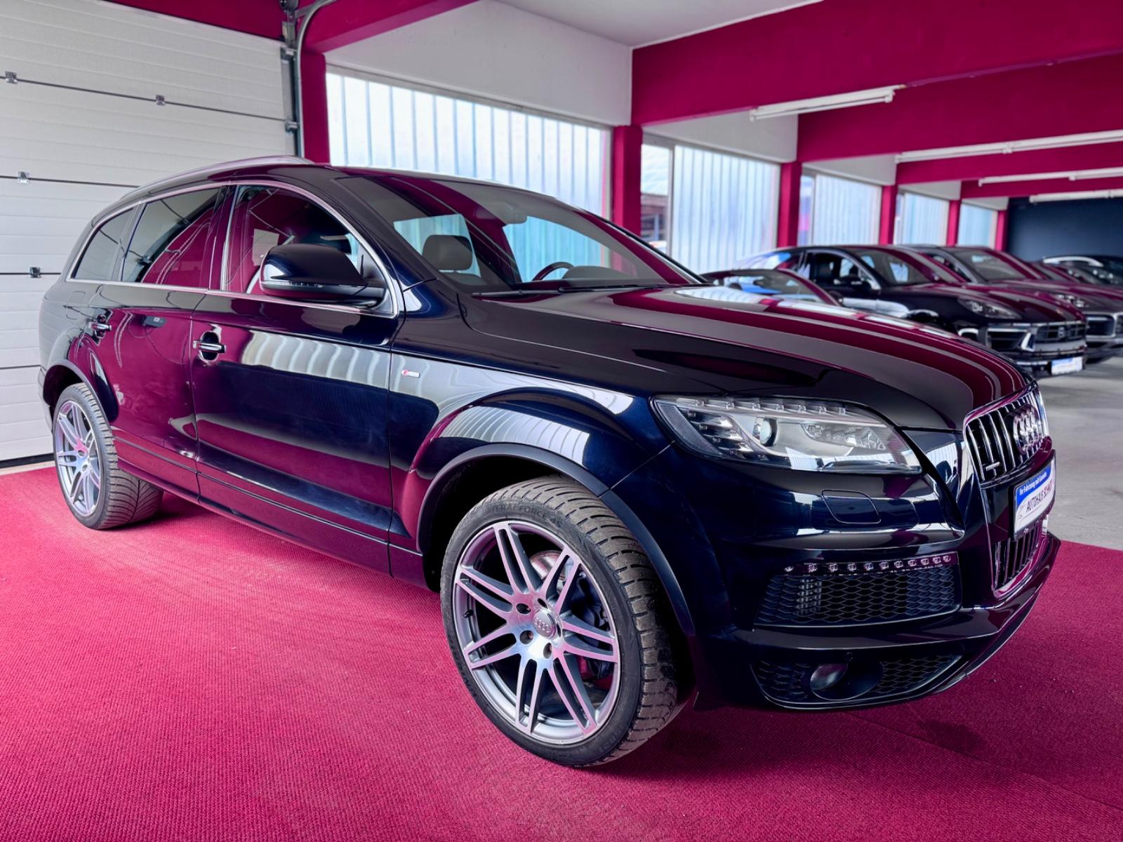 AUDI Q7 4.2 TDI QUATTRO 340ch - S LINE - SUSPENSION PNEUMATIQUE - ATTELAGE - JANTES 21" - CLIMATISATION