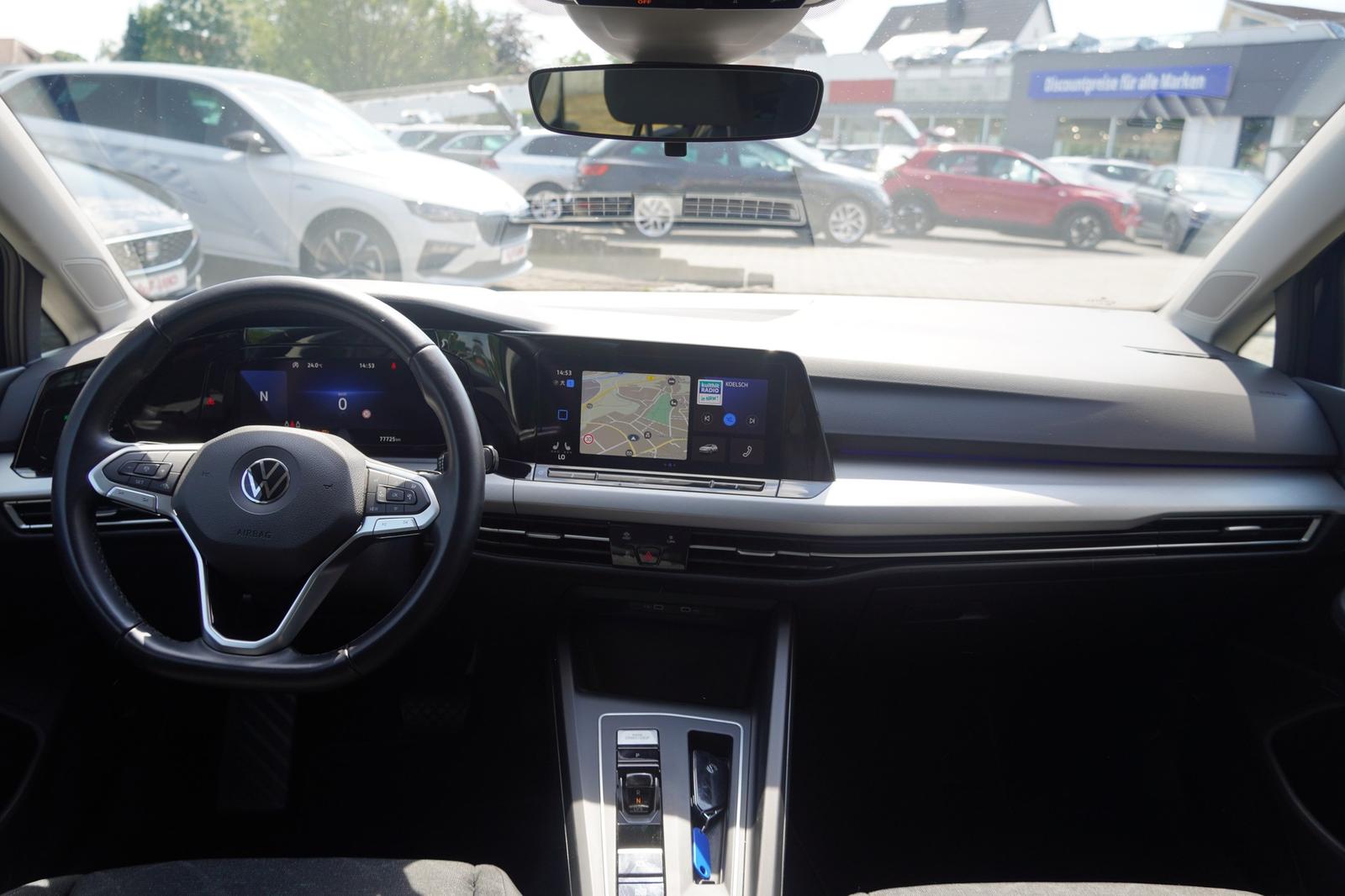 Volkswagen Golf VIII Life eTSI DSG LED Navi ACC Totwinkel, миниатюра 10