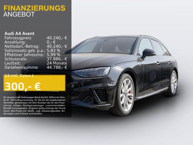 Audi A4 Avant 40 TFSI Q 2 x S LINE LM19 KAMERA NAVI+