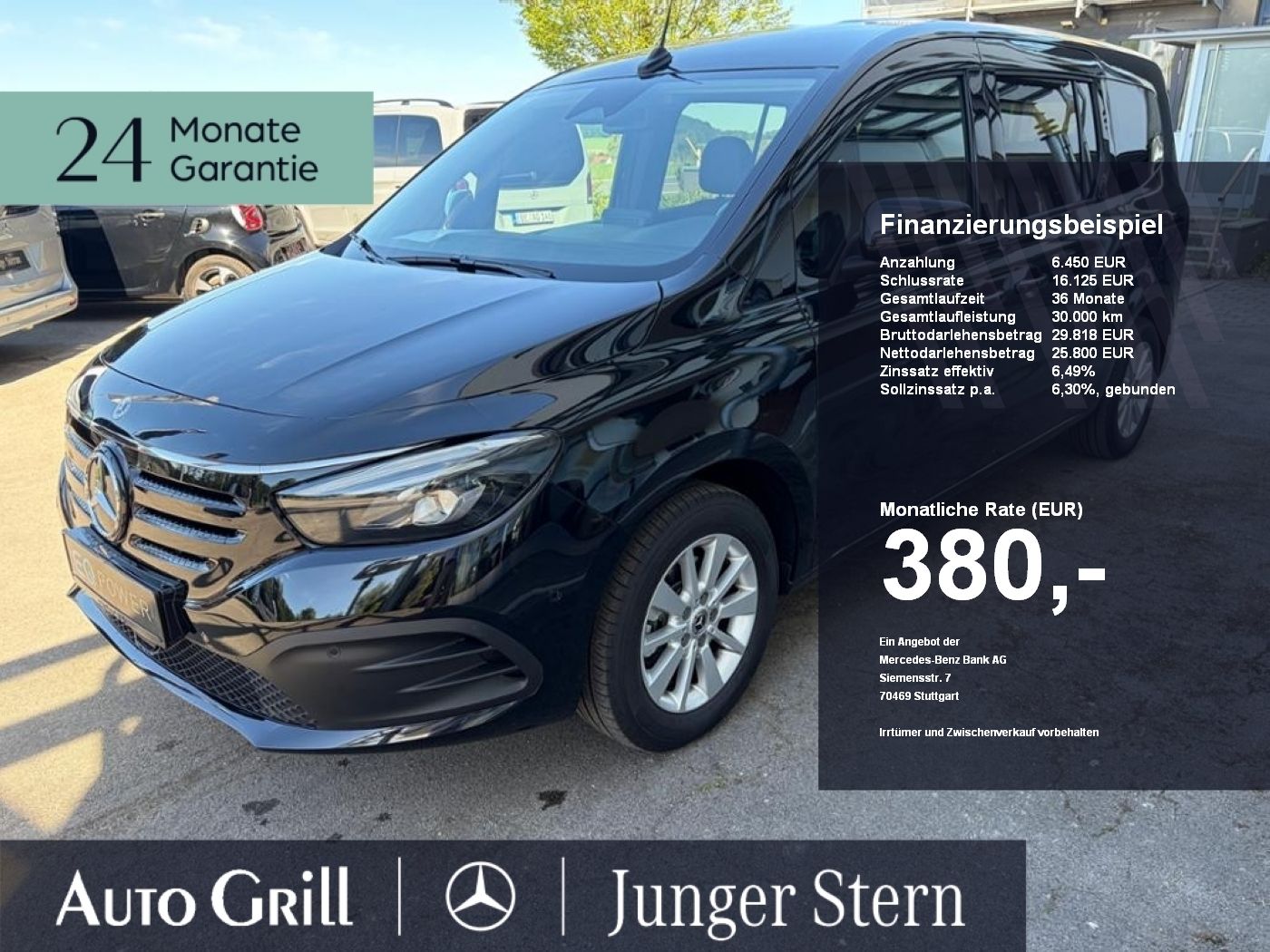 MERCEDES-BENZ EQT 200 lang mopf Progressive 7 Sitze LED MBUX