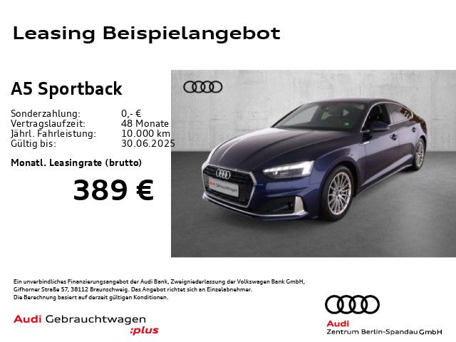 AUDI A5 Sportback 40 TFSI S line int. S tronic *NAV+*