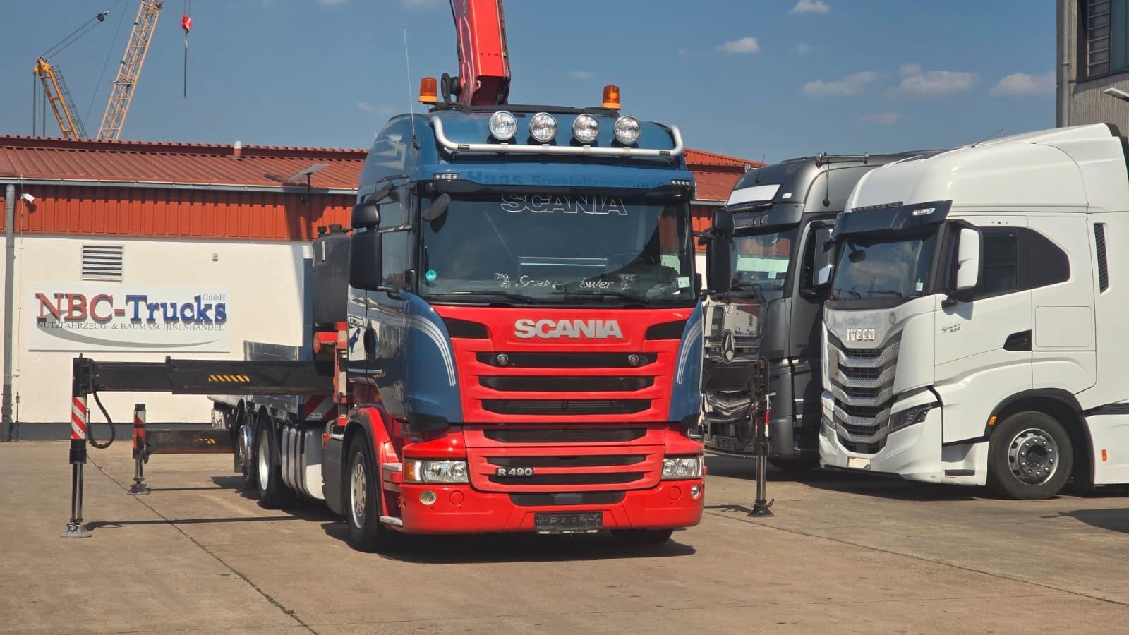 Scania R 490 * RETARDER * FASSI 14 M * LENK/LIFTACHSE *