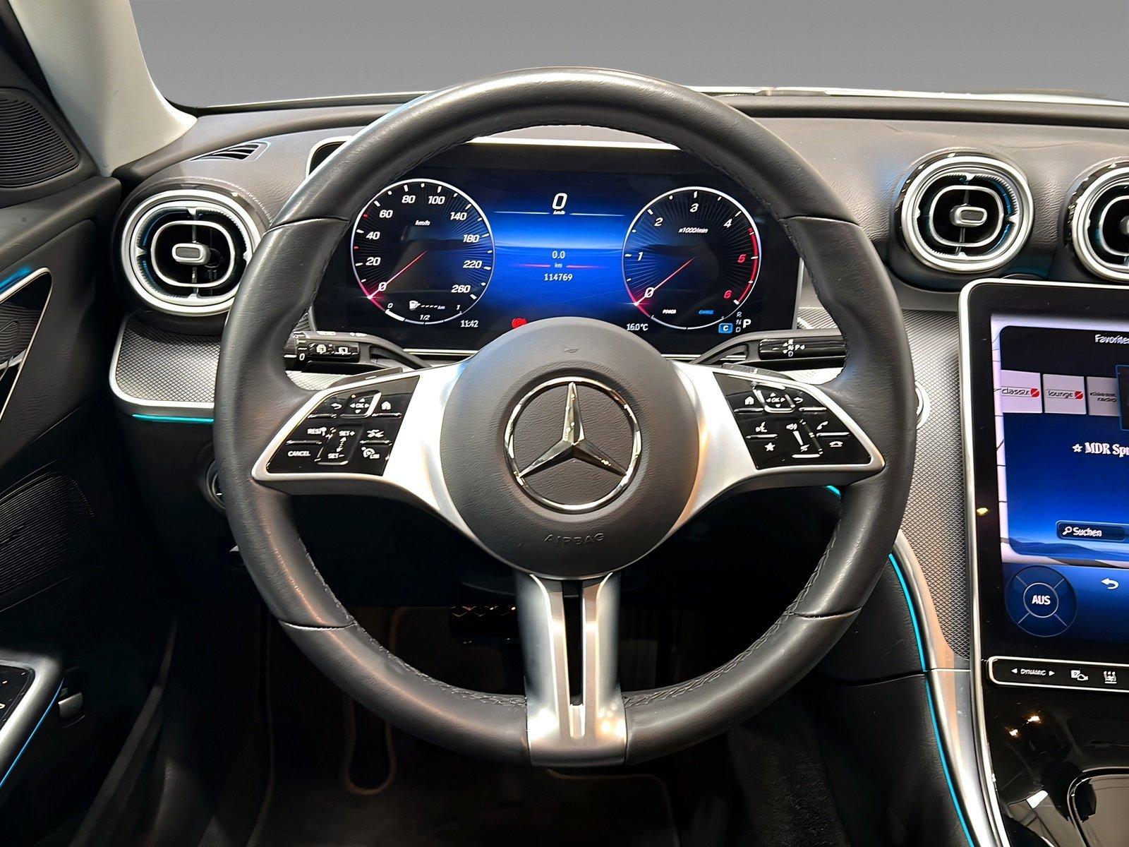 Mercedes-Benz C-Class d T 4M AVANTGARDE+LED+Kame+Memo+TotW+StHz, миниатюра 14