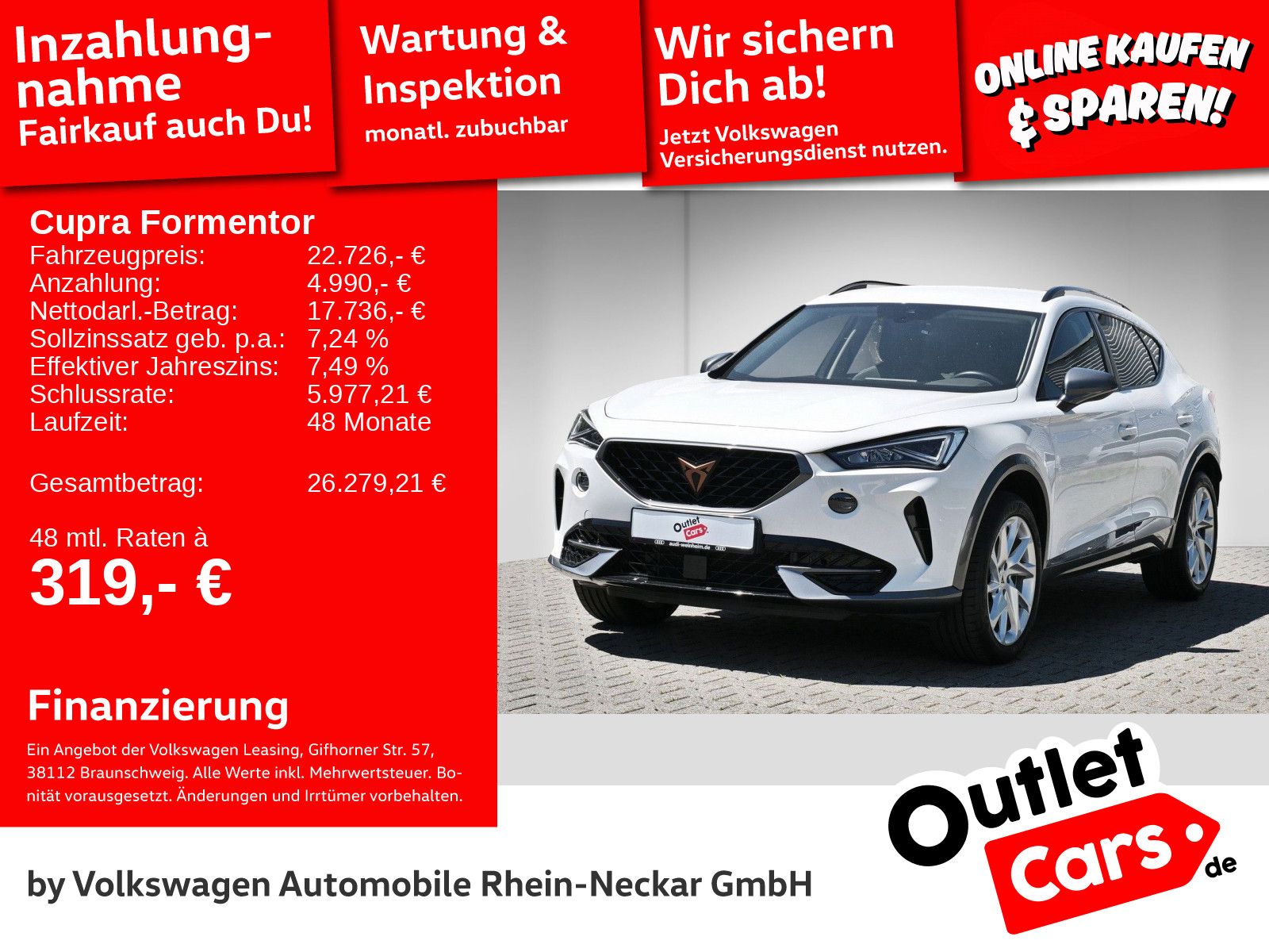 CUPRA Formentor 1.5 TSI LED Automatik Einparkhilfe uvm