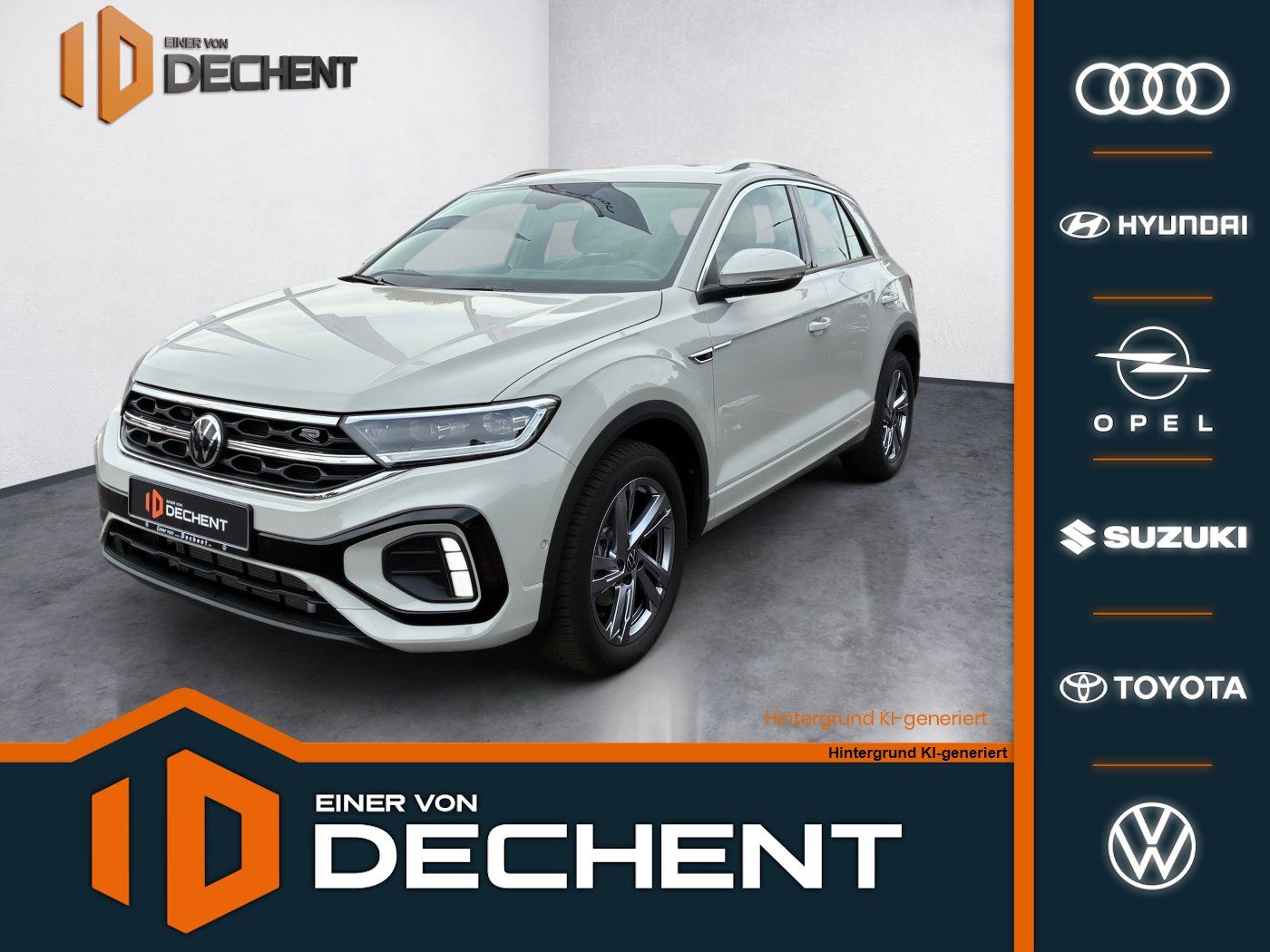 Fahrzeugabbildung Volkswagen T-Roc 1.5 TSI R-Line LED,PDC,SHZ,ACC,Virtual,LM