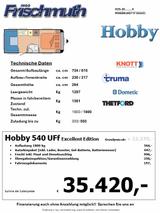 Hobby 540 UFf Excellent Edition, Movervorb. - Hobby 540 uff