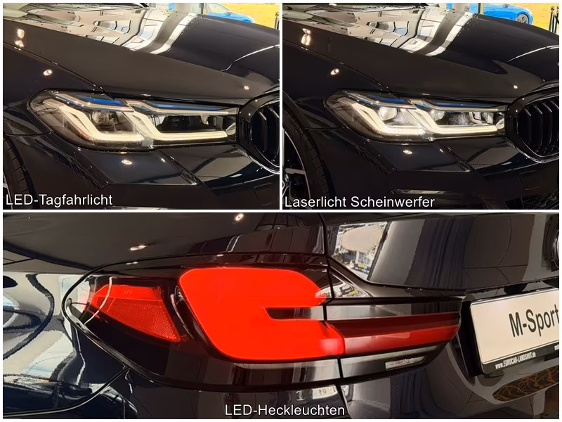 BMW 520 i M-Sport Shadow Laser Pano Memory HUD ACC, миниатюра 9