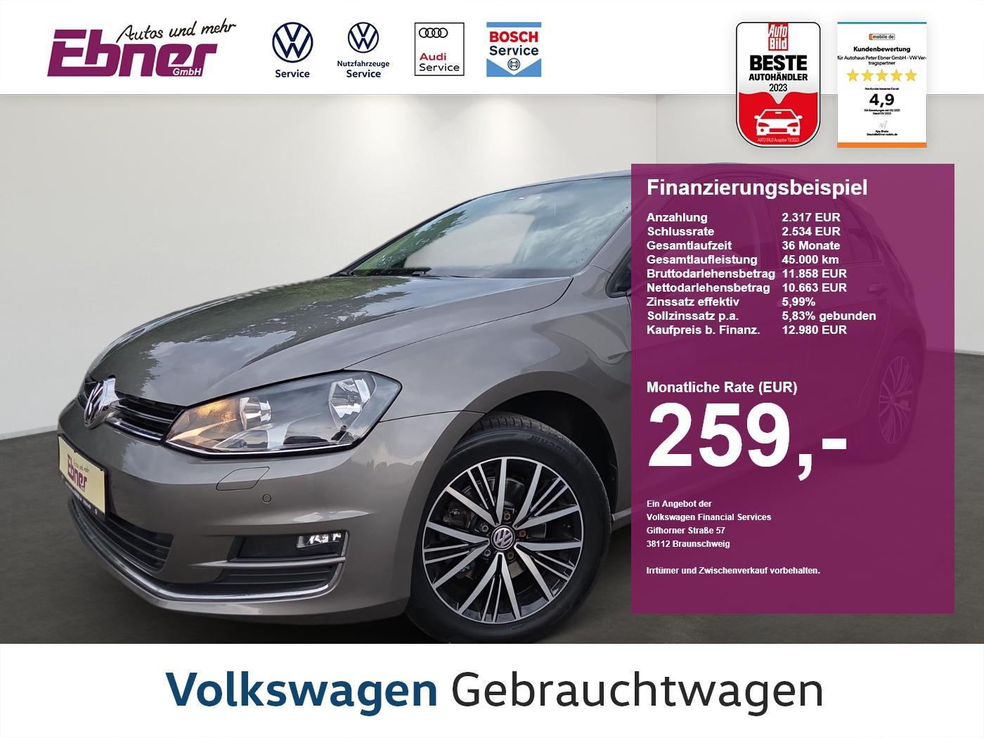 Volkswagen Golf VII ALLSTAR TDI KAMERA+NAVI+GRA+SITZHZG+16