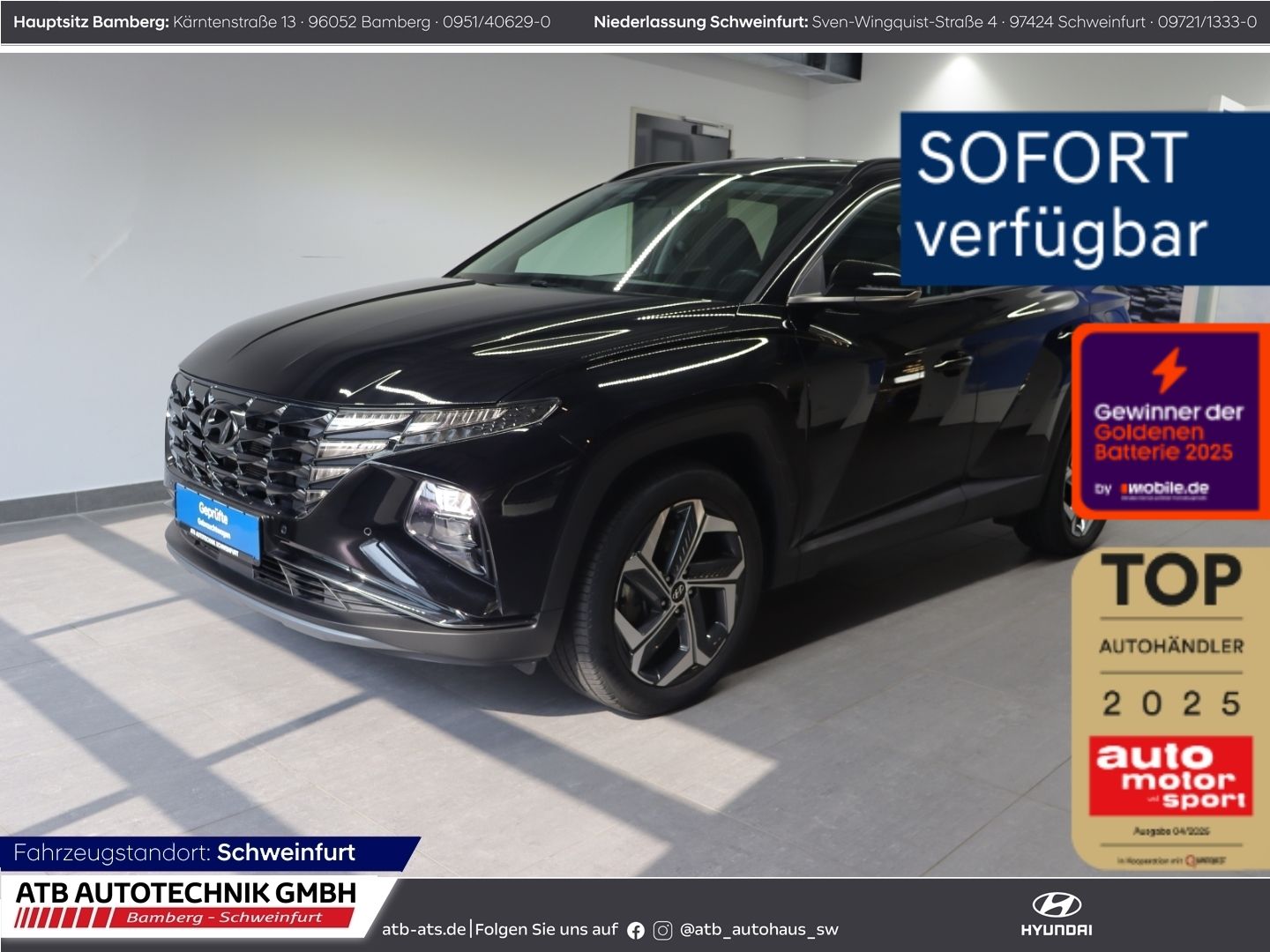 Fahrzeugabbildung Hyundai Tucson Trend PHEV 97,7%SOH 1.6 T-GDi 265PS 6-AT
