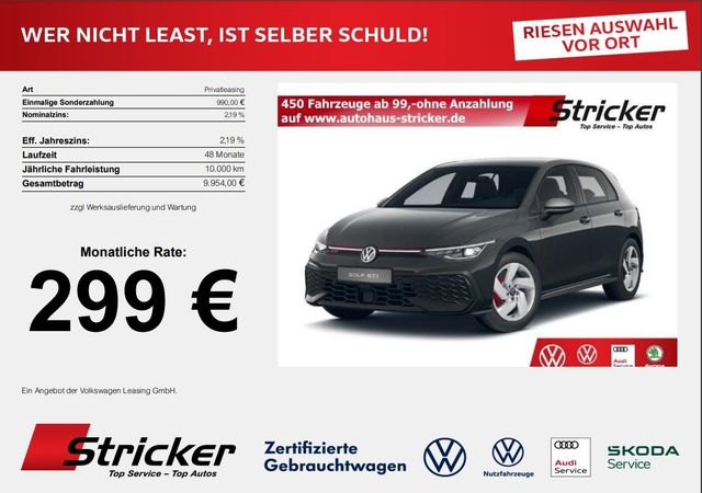 Volkswagen Golf  GTI 2.0 TSI 265 PS DSG 299,- mtl! RFK ACC