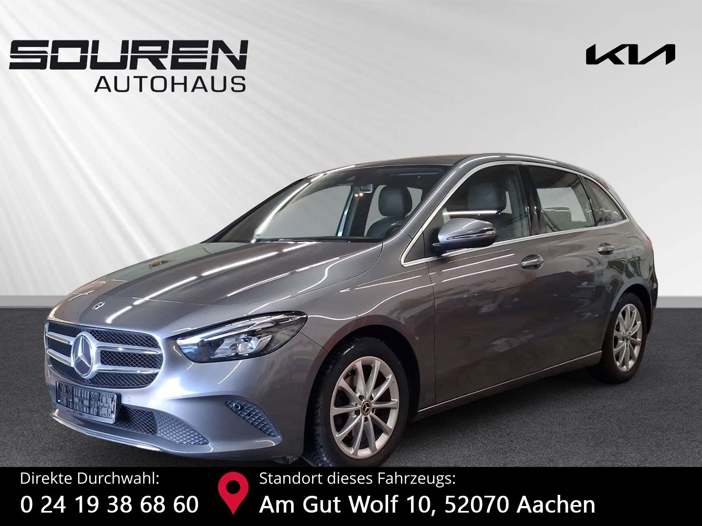 MERCEDES-BENZ B 180 d Navi Leder Digitales Cockpit abnehmbare 
